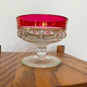 Kings crown cranberry flashed band